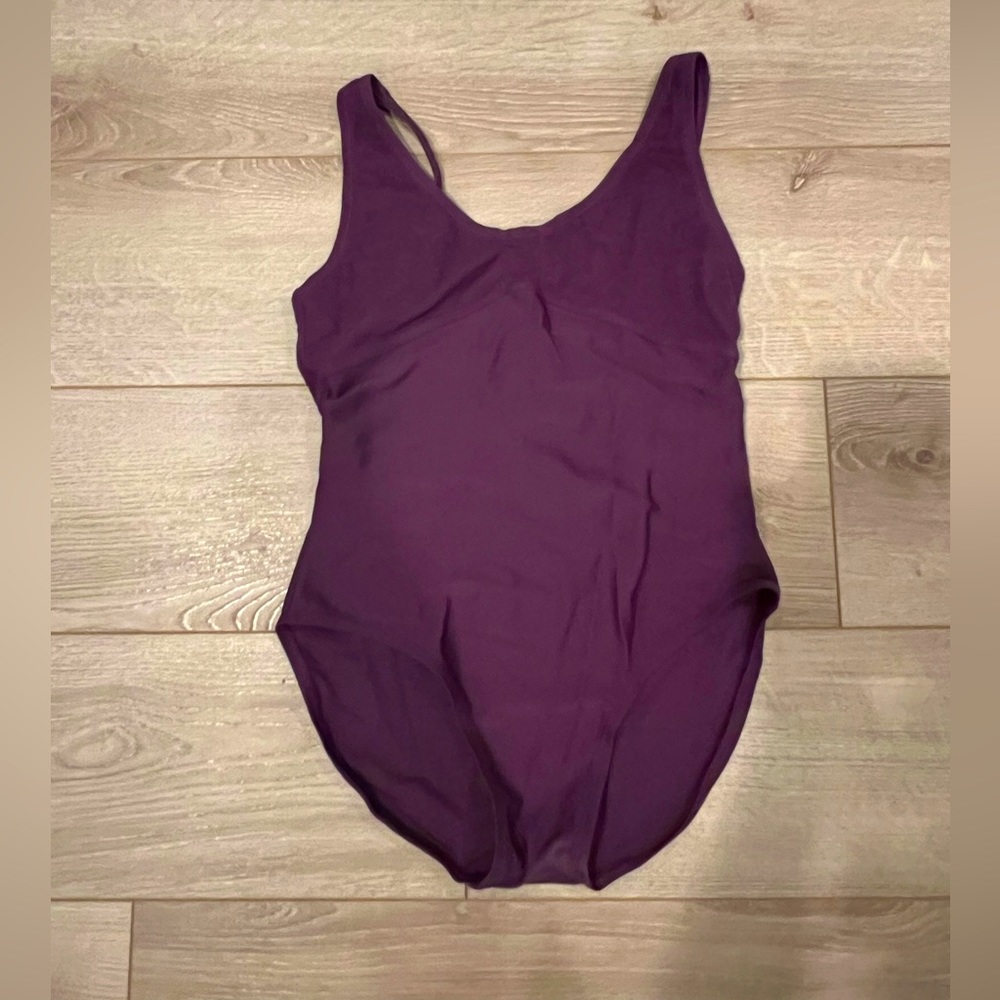 Dark Purple Degas Leotard
